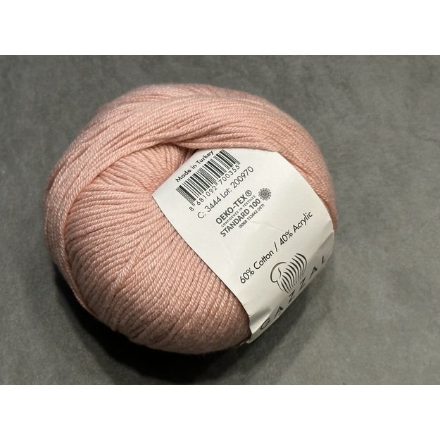 BABY COTTON Gazzal- 60% cotton, 40% acrylic, 50gr/ 165m, Nr 3444