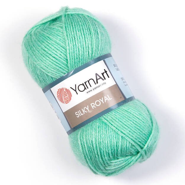 SILKY ROYAL YarnArt- 35% Silk Rayon, 65% Merino wool, 50gr/ 140m, Nr 440