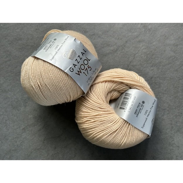 WOOL 175 Gazzal- 100% superwash merino fine wool, 50gr/ 175m, Nr. 342