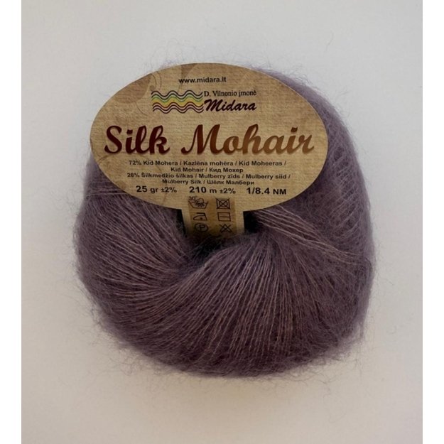 SILK MOHAIR- 72% Kid Mohair, 28% Mulberry Silk, 25gr/ 210m, Nr 750