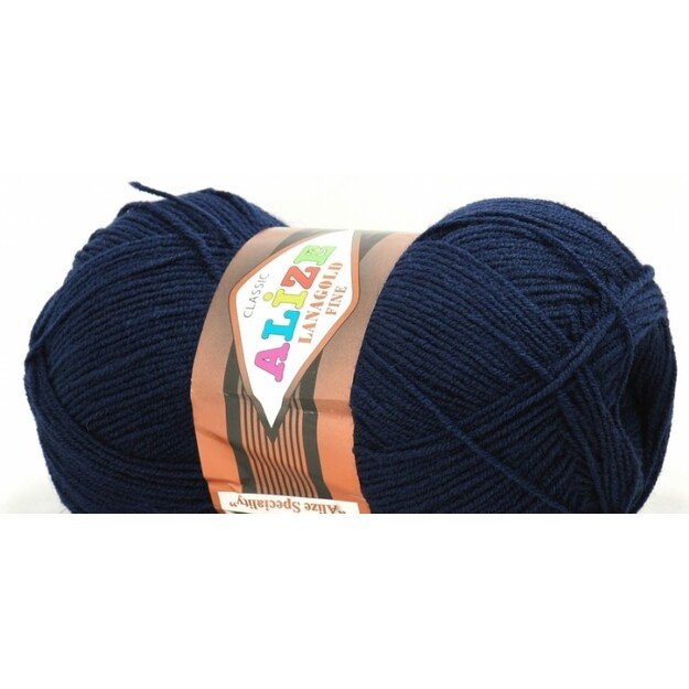LANAGOLD FINE Alize- 51% acrylic, 49% wool, 100gr/ 390m, Nr 58