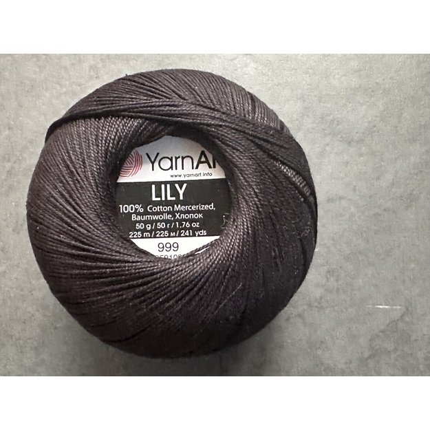 LILY- 100% Cotton Mercerized, 50gr/ 225m, Nr 999