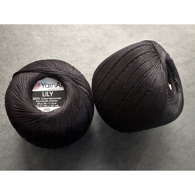 LILY- 100% Cotton Mercerized, 50gr/ 225m, Nr 999