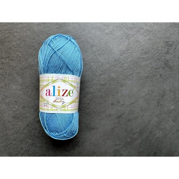 DIVA BABY Alize- 100% microfiber acrylic, 100gr/ 350m, Nr 24