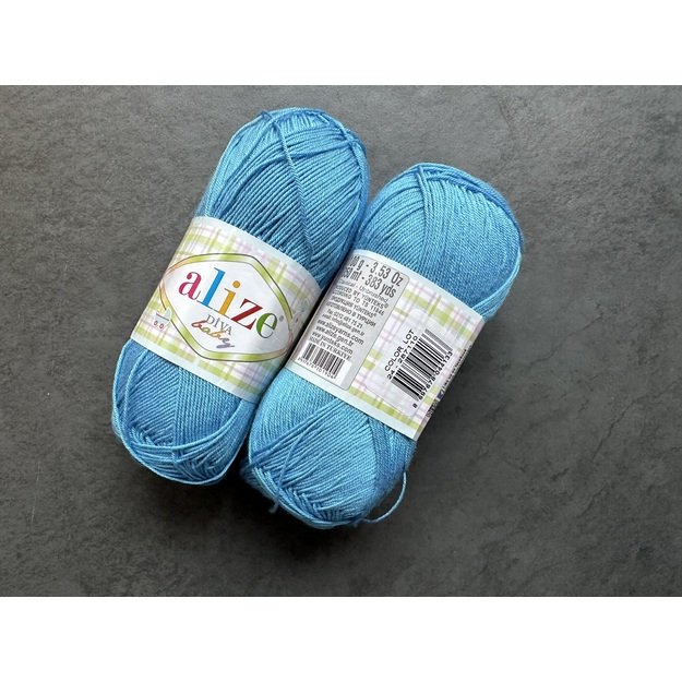 DIVA BABY Alize- 100% microfiber acrylic, 100gr/ 350m, Nr 24