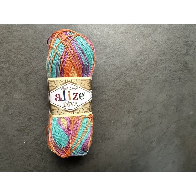 DIVA BATIC Alize- 100% microfiber acrylic, 100gr/ 350m, Nr 7074