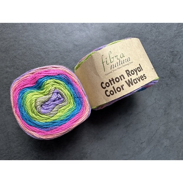 COTTON ROYAL COLOR WAVES FN- 100% Cotton, 100gr/ 210m, Nr 22-09