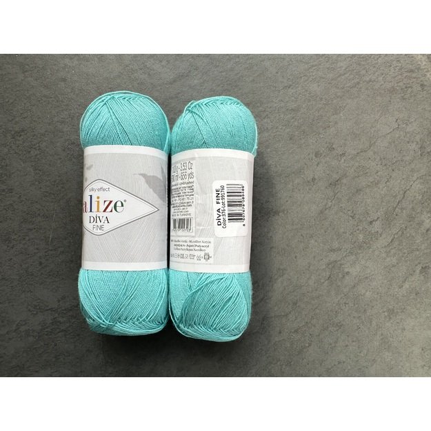 DIVA FINE- 100% Microfiber Akrilik, 100gr/ 600m, Nr 376