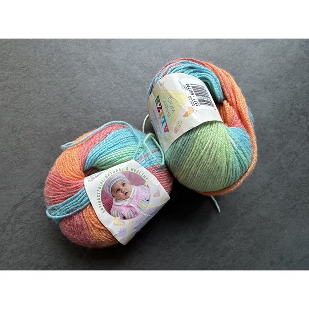 BABY WOOL Alize- 40% Wool, 40% Acrylic, 20% Bamboo, 50gr/ 175m, Nr 3611