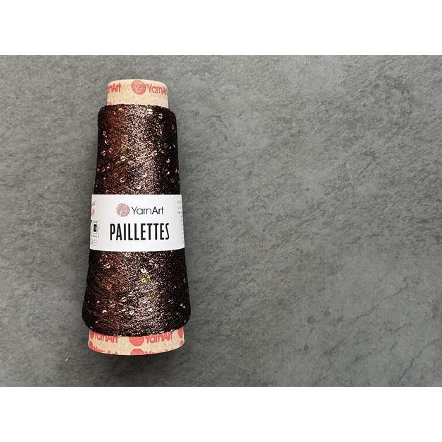 PAILLETTES YarnArt - 75% Metallic Polyester, 25% Payette poliester, 50gr/ 800m, Nr 8007