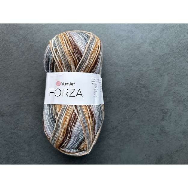 FORZA YarnArt- 75% wool, 25% poliamide, 100gr/ 420m, Nr 2605