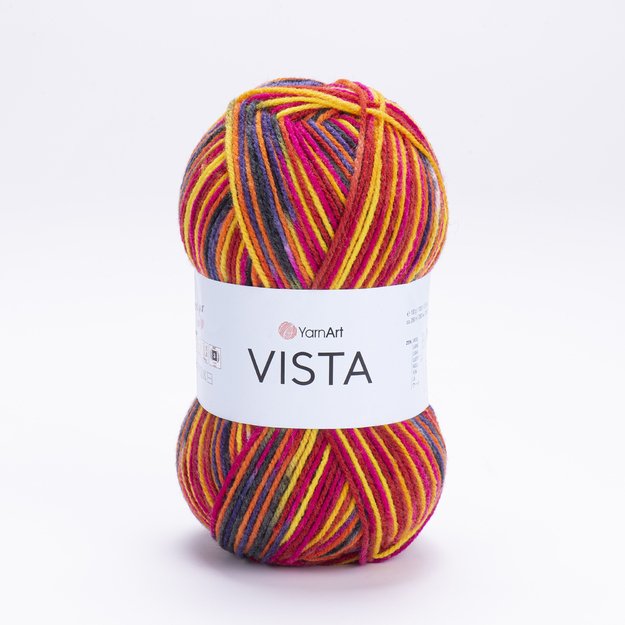 VISTA YarnArt - 25% wool,  75% acrylic, 100gr/ 280m Nr 5306