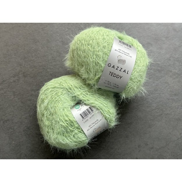 TEDDY Gazzal- 60% Polyamide, 40% Merino wool, 50gr/ 150m, Nr 6555