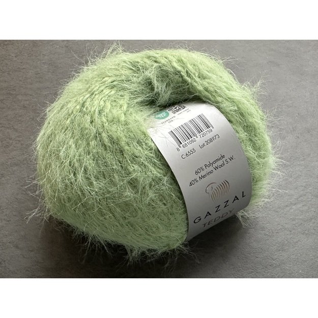 TEDDY Gazzal- 60% Polyamide, 40% Merino wool, 50gr/ 150m, Nr 6555