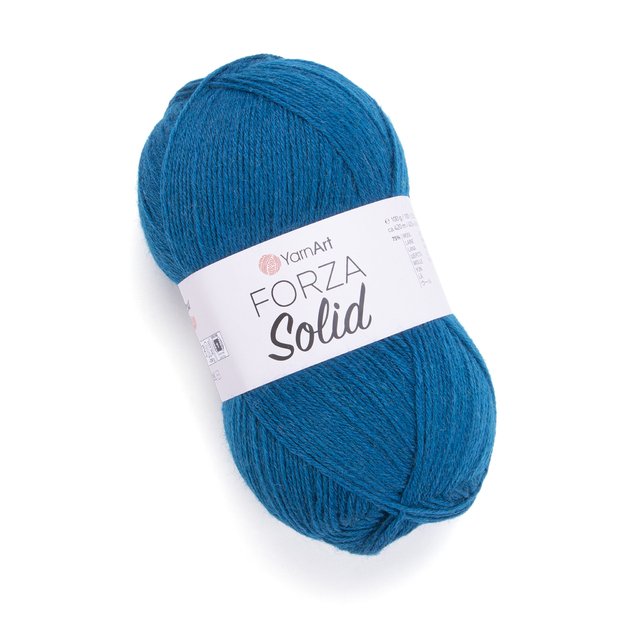 FORZA SOLID- 75% wool, 25% polyamide, 100gr/ 420m, Nr 4625