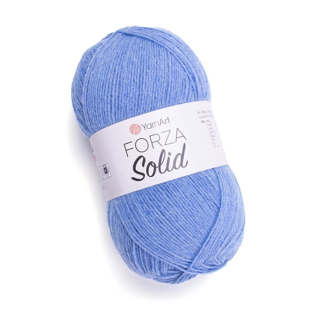 FORZA SOLID- 75% wool, 25% polyamide, 100gr/ 420m, Nr 4617