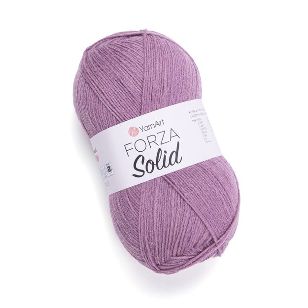 FORZA SOLID- 75% wool, 25% polyamide, 100gr/ 420m, Nr 4637