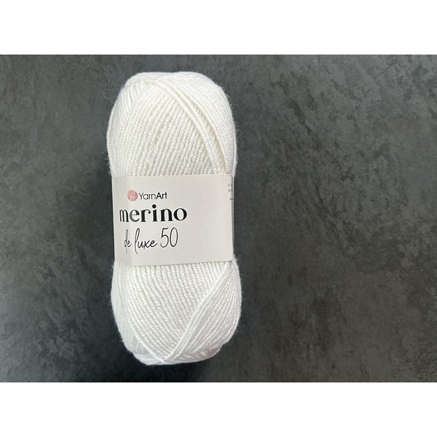MERINO DE LUXE 50- 50% Wool Schurwolle, 50% Acrylic, 100gr / 280m, Nr 501