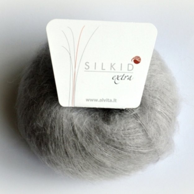 SILKID EXTRA - 72% Kid Mohair, 28% Silk, 25 gr/ 210m, Nr 20001