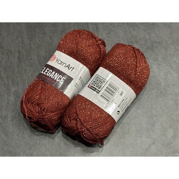 ELEGANCE YarnArt- 88% Cotton, 12% Metallic, 50gr/ 130m, Nr 122