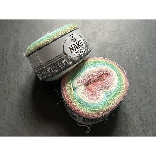 ANGORA LUKS Color Nako- 5% moher, 15% wool, 80% premium akrilik, 150 gr/ 810m, Nr 81919