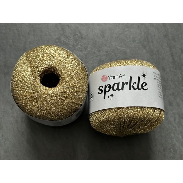 SPARKLE- 60% Metallic polyester, 40% polyamide, 25gr/ 160 m, Nr 1306