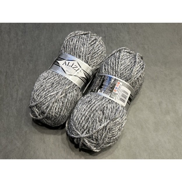 SUPERLANA MAXI Alize- 25% Wool , 75% Acrylic- 100 gr / 100 m, Nr 801