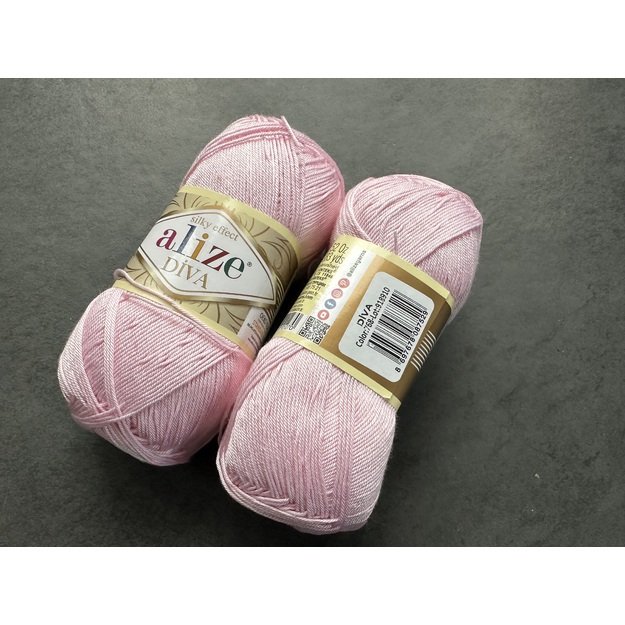 DIVA Alize- 100% microfiber acrylic, 100gr/ 350m, Nr 768