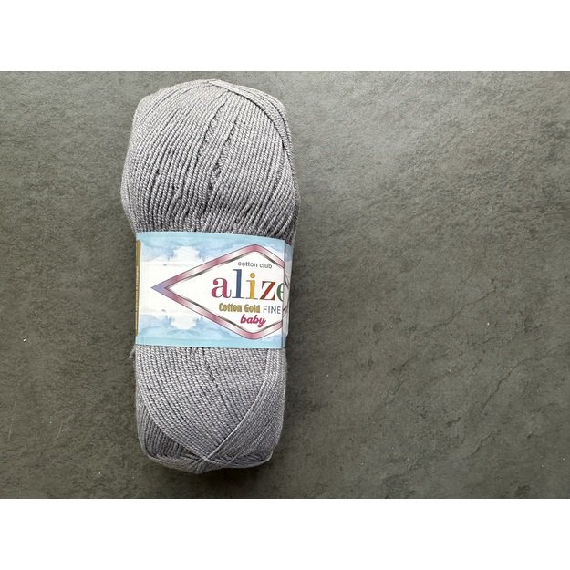 COTTON GOLD FINE BABY Alize- 55% cotton, 45% Acrylic, 100gr/ 470m, Nr 87