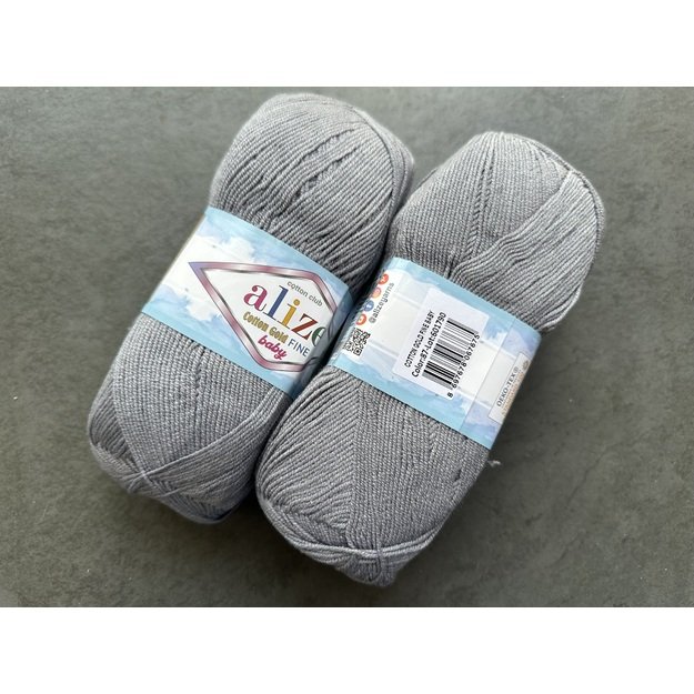 COTTON GOLD FINE BABY Alize- 55% cotton, 45% Acrylic, 100gr/ 470m, Nr 87
