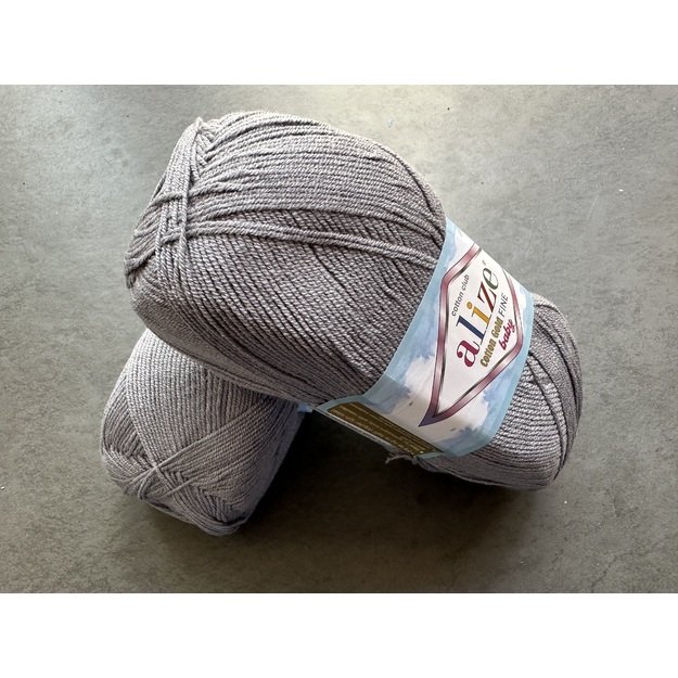 COTTON GOLD FINE BABY Alize- 55% cotton, 45% Acrylic, 100gr/ 470m, Nr 87