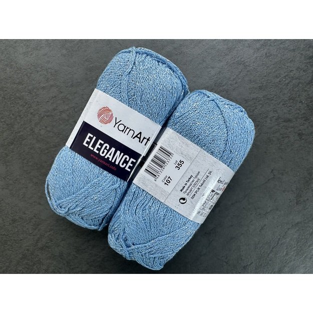 ELEGANCE YarnArt- 88% Cotton, 12% Metallic, 50gr/ 130m, Nr 107 1