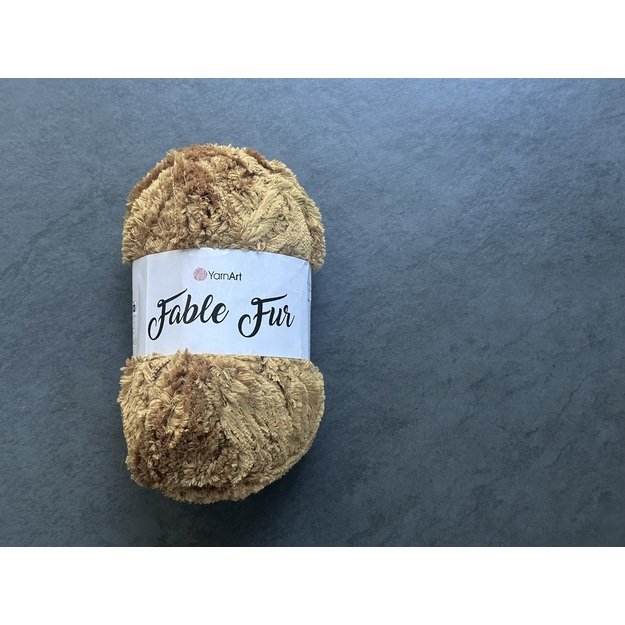 FABLE FUR Yarn Art - 100% micro polyester, 100 gr/ 100 m, Nr 970