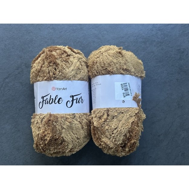 FABLE FUR Yarn Art - 100% micro polyester, 100 gr/ 100 m, Nr 970 1