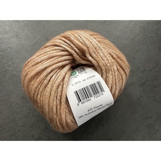 SISLEY - 58% Australian merino wool, 42% viscose, 50 g / 105 m, No. 5712 2