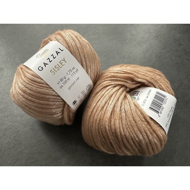 SISLEY - 58% Australian merino wool, 42% viscose, 50 g / 105 m, No. 5712