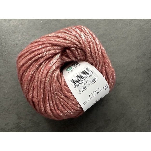 SISLEY - 58% Australian merino wool, 42% viscose, 50 g / 105 m, No. 5728 2