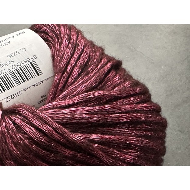 SISLEY- 58% Australijos merino vilna, 42% viskozė, 50 g./ 105 m, Nr 5726 3