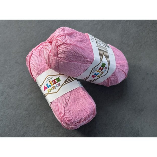 BAHAR Alize- 100% Cotton Mercerized (merserizuota medvilnė), 100gr/ 260m, Nr 98 2