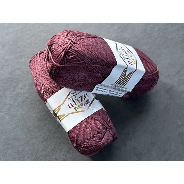 BAHAR Alize- 100% Cotton Mercerized (merserizuota medvilnė), 100gr/ 260m, Nr 470 2
