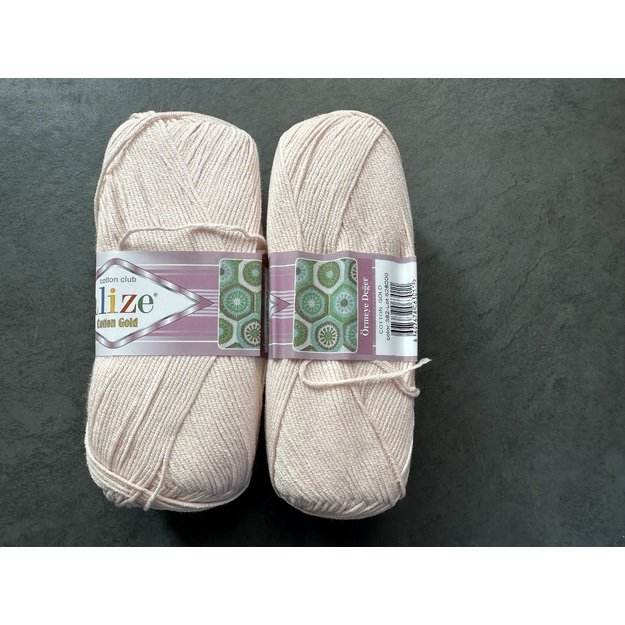COTTON GOLD Alize- 55% Cotton, 45% Acrylic, 100gr/ 330m, Nr 382 1