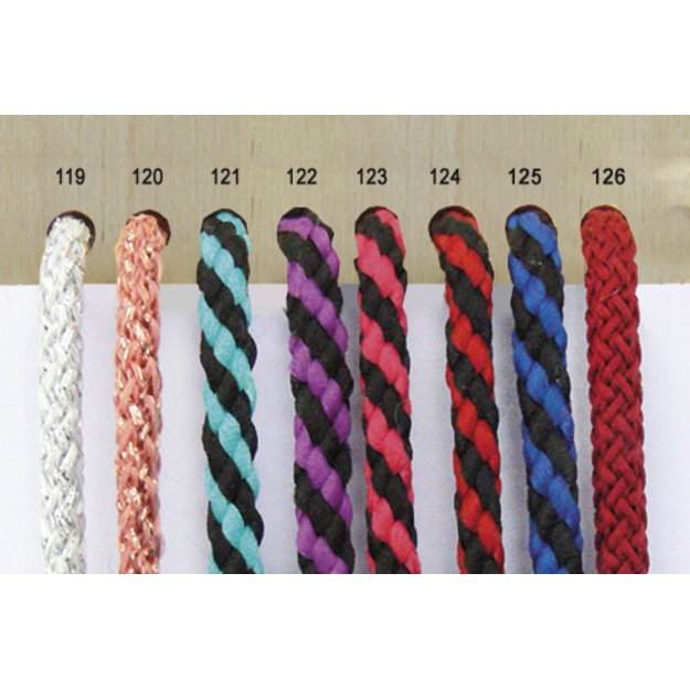 Virvelė megzta, poliesterinė, su užpildu, 5,5-6,0 mm - Nr 126