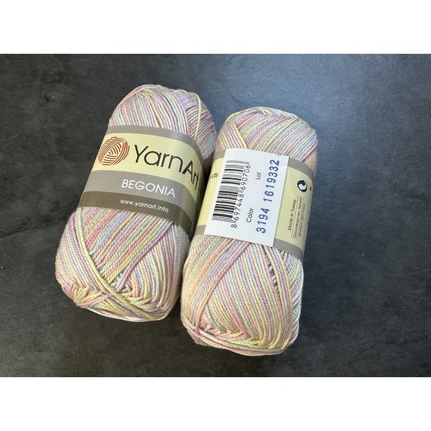 BEGONIA YarnArt-100% cotton mercerized, 50gr/ 169m, Nr 3194 2