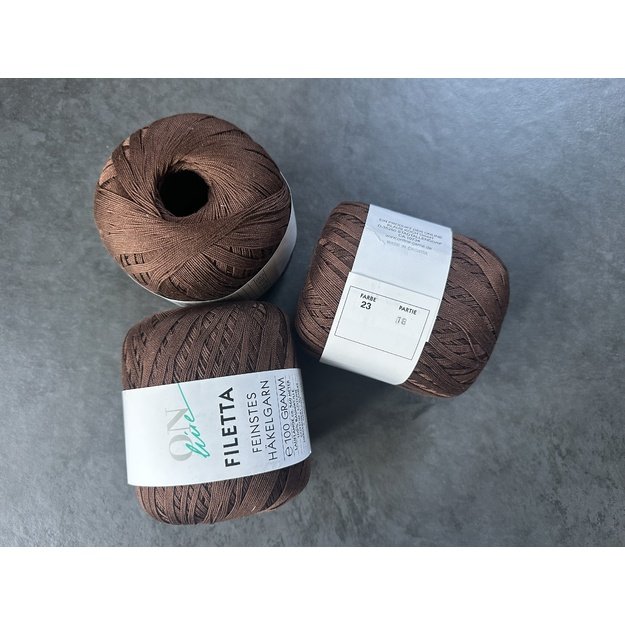 FILETTA-OnLine- 100% baumwolle (medvilnė), 100gr/ 560m, Nr 23