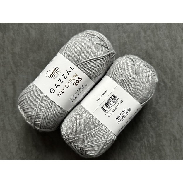 BABY COTTON 205 Gazzal- 50% cotton, 50% acrylic, 50 gr/ 205m, Nr 525