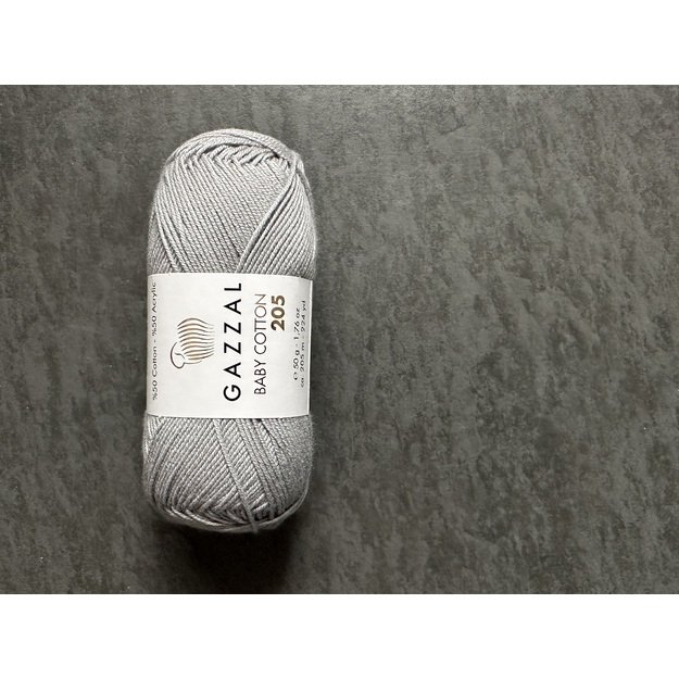 BABY COTTON 205 Gazzal- 50% cotton, 50% acrylic, 50 gr/ 205m, Nr 525