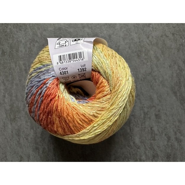 SUMMER DREAM YarnArt, 70%- medvilnė, 30%- viskozė,100 gr/ 350m, Nr 4301