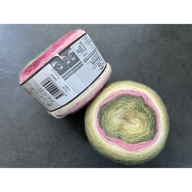 ANGORA LUKS Color Nako- 5% moher, 15% wool, 80% premium akrilik, 150 gr/ 810m, Nr 81909 2