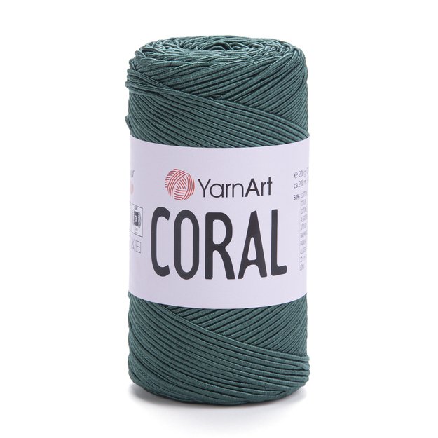 CORAL YarnArt- 50% cotton, 50% polyester, 200gr/ 200m, Nr 1913