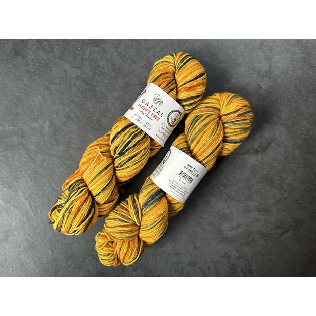 HAPPY FEET Gazzal- 75% Superwash Merino Wool, 25% Polyamide, 100gr/ 330m, Nr 3247